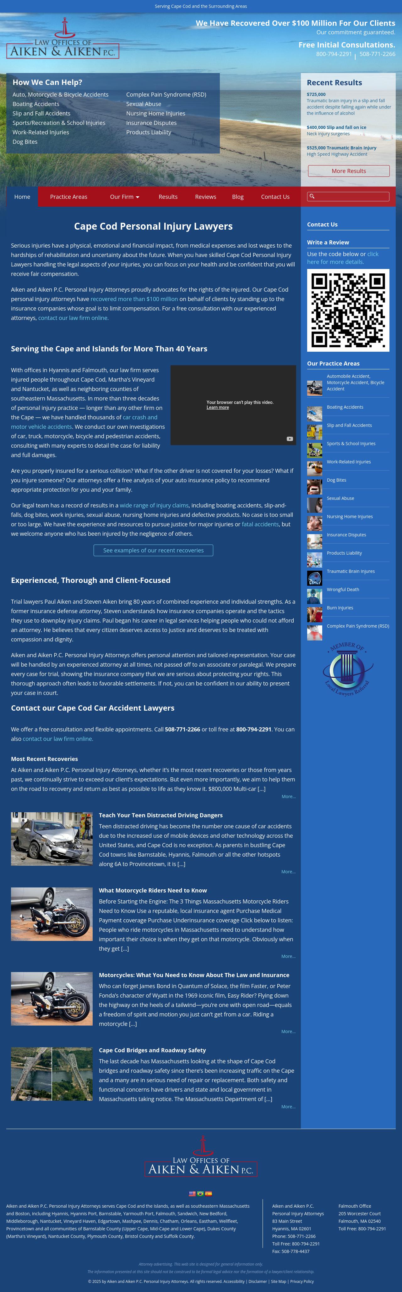 Aiken & Aiken P.C. - Hyannis MA Lawyers