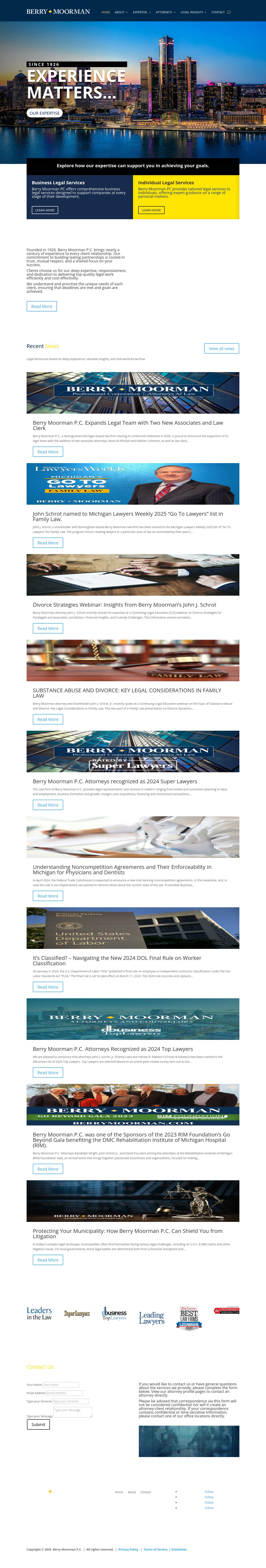 Berry Moorman PC - Birmingham MI Lawyers
