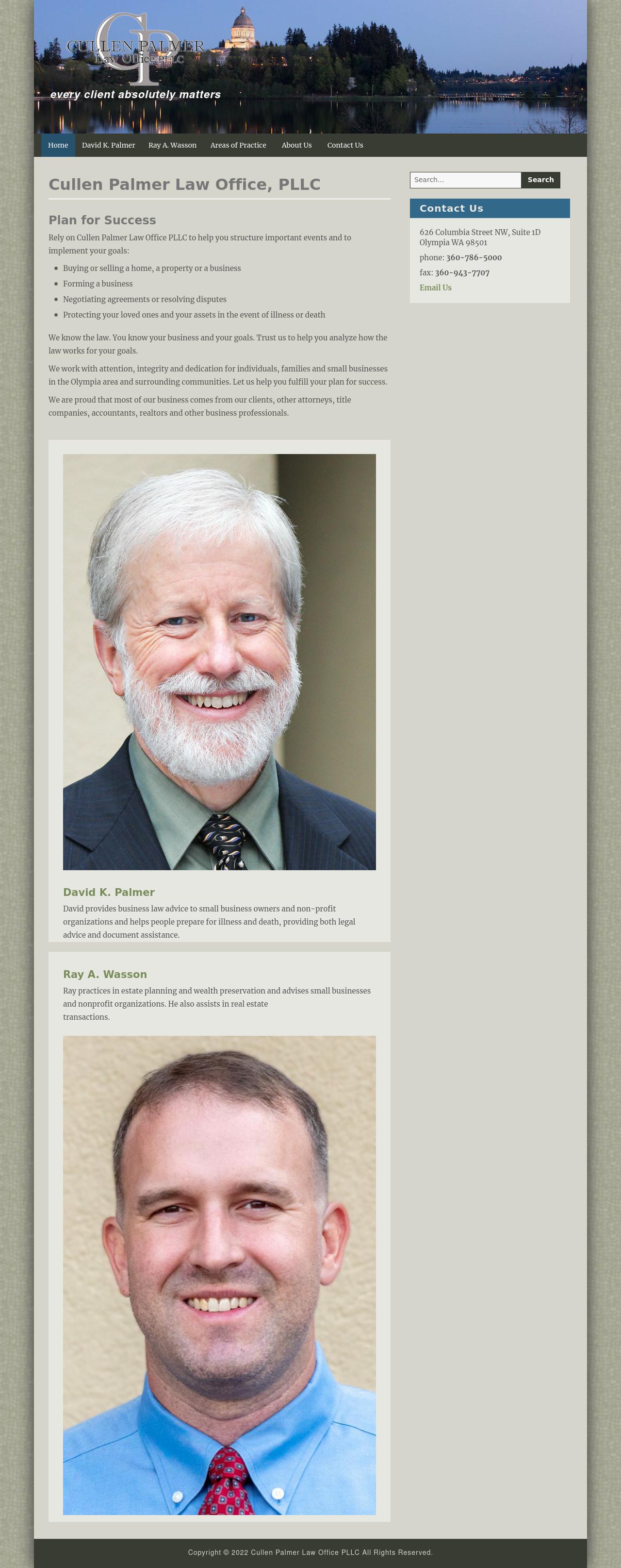 Cullen Palmer Law Office, L.L.P. - Olympia WA Lawyers