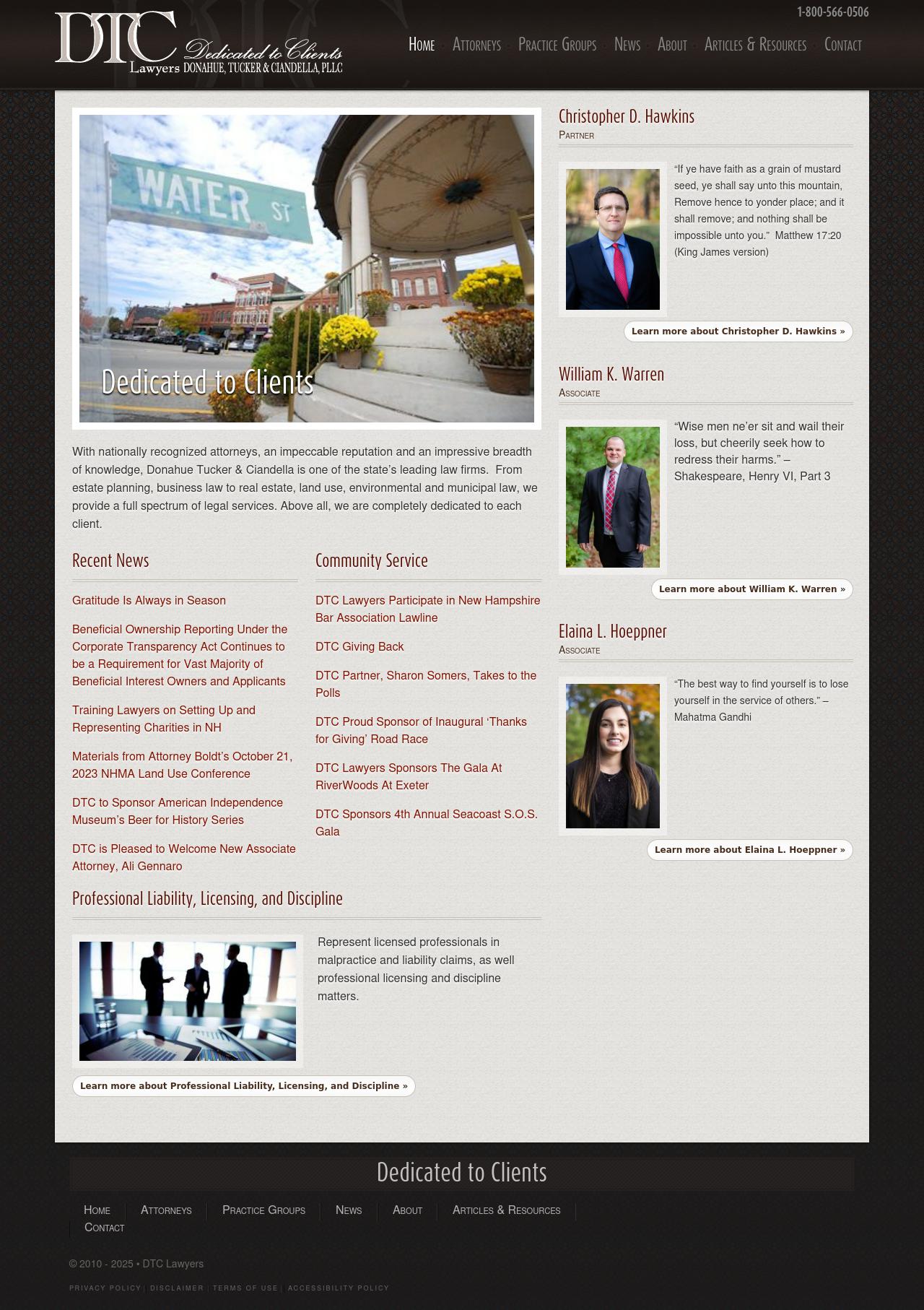 Donahue Tucker & Ciandella PLLC - Exeter NH Lawyers