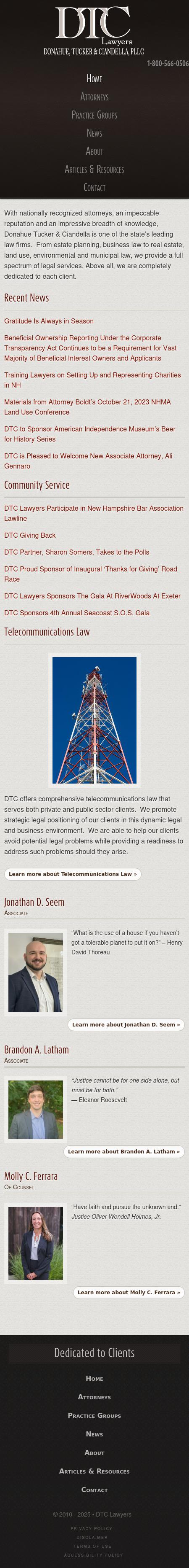 Donahue Tucker & Ciandella PLLC - Portsmouth NH Lawyers