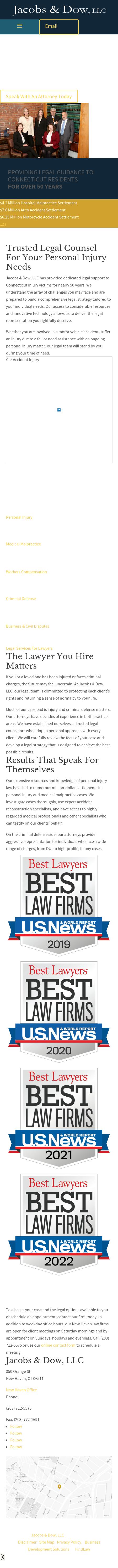 Jacobs & Dow LLC - New Haven CT Lawyers