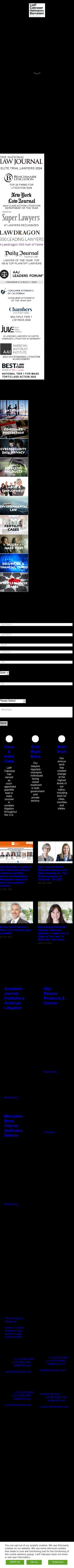 Lieff Cabraser Heimann & Bernstein, LLP - New York NY Lawyers