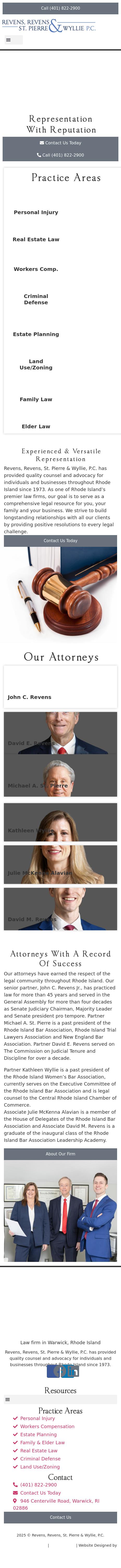 Revens, Revens & St. Pierre - Warwick RI Lawyers