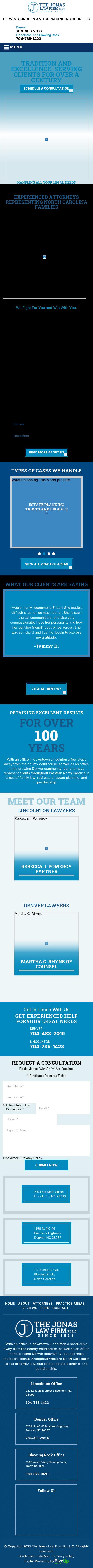 The Jonas Law Firm, P.L.L.C. - Gastonia NC Lawyers