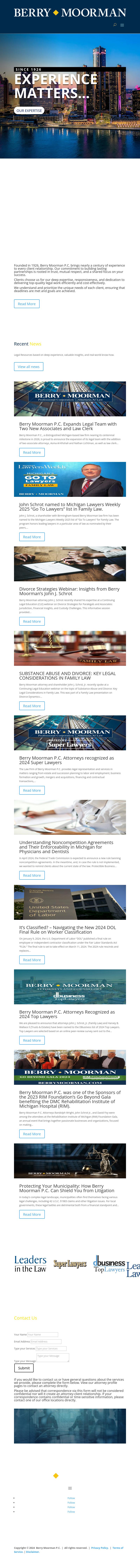 Berry Moorman PC - Birmingham MI Lawyers