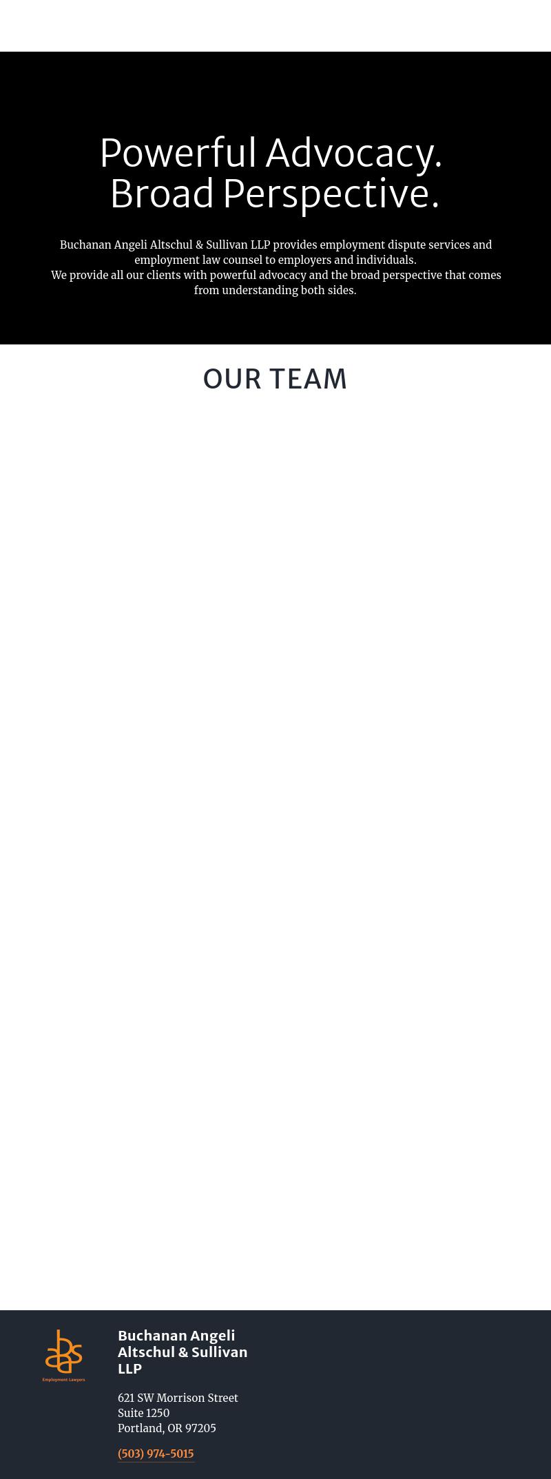 Buchanan Angeli Altschul & Sullivan LLP - Portland OR Lawyers