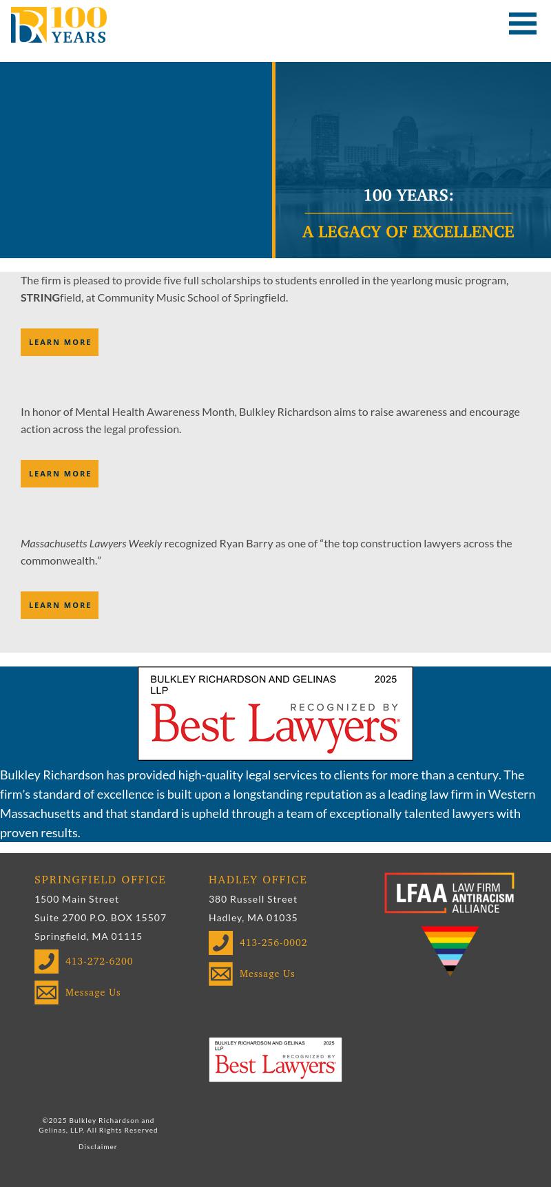 Bulkley, Richardson and Gelinas, LLP - Boston MA Lawyers
