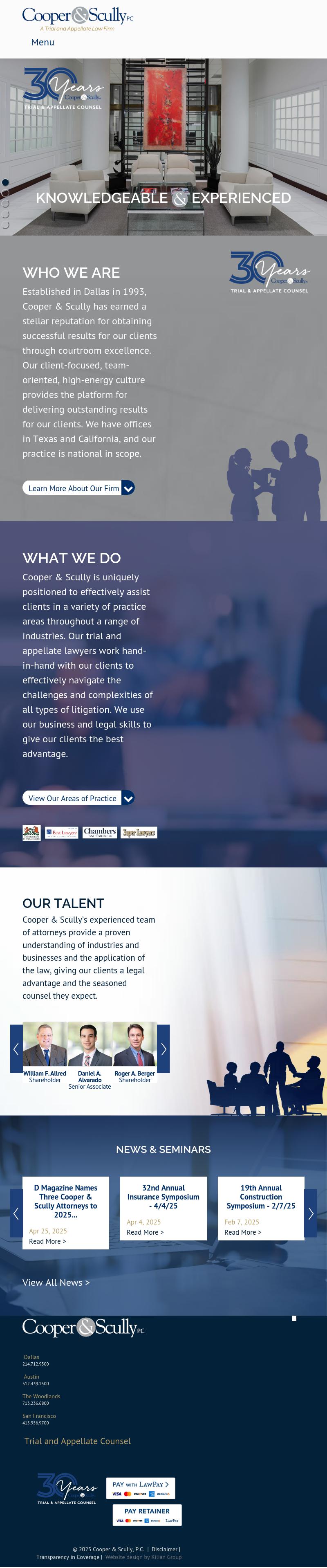 Cooper & Scully, P.C. - Houston TX Lawyers