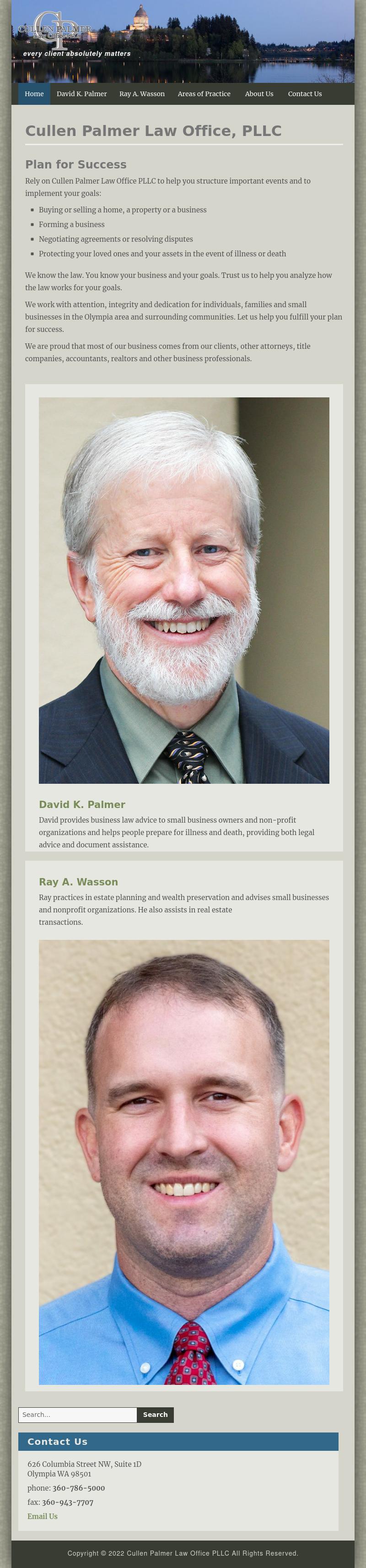 Cullen Palmer Law Office, L.L.P. - Olympia WA Lawyers