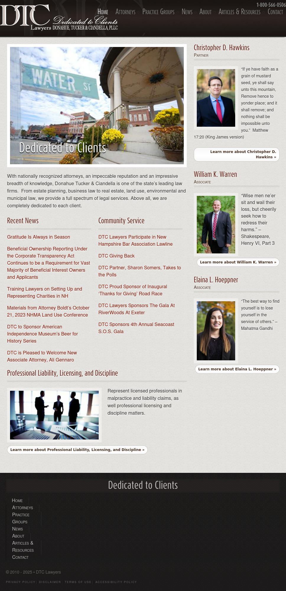 Donahue Tucker & Ciandella PLLC - Exeter NH Lawyers