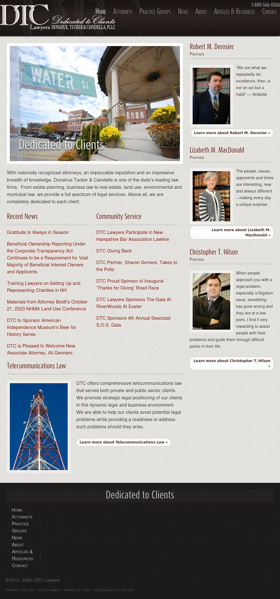 Donahue Tucker & Ciandella PLLC - Meredith NH Lawyers