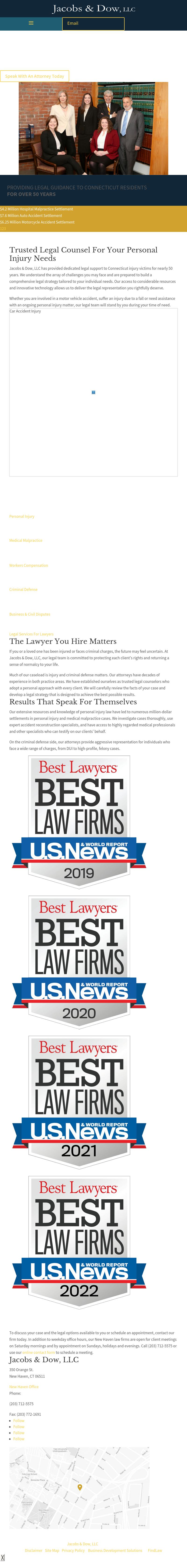 Jacobs & Dow LLC - New Haven CT Lawyers