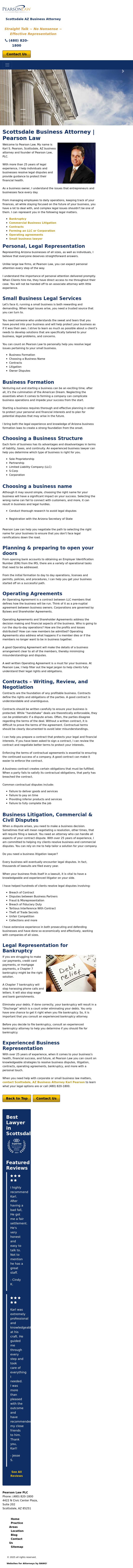 Pearson Law, PLC - Scottsdale AZ Lawyers