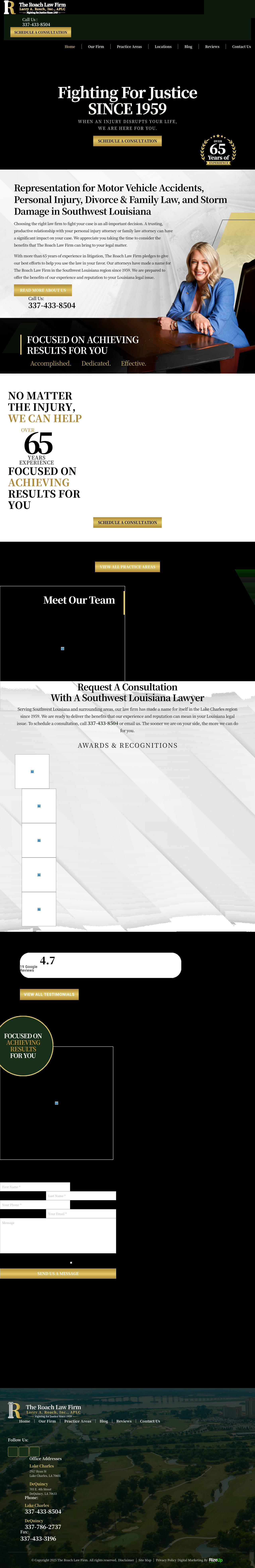 The Roach Law Firm - Lake Charles LA Lawyers