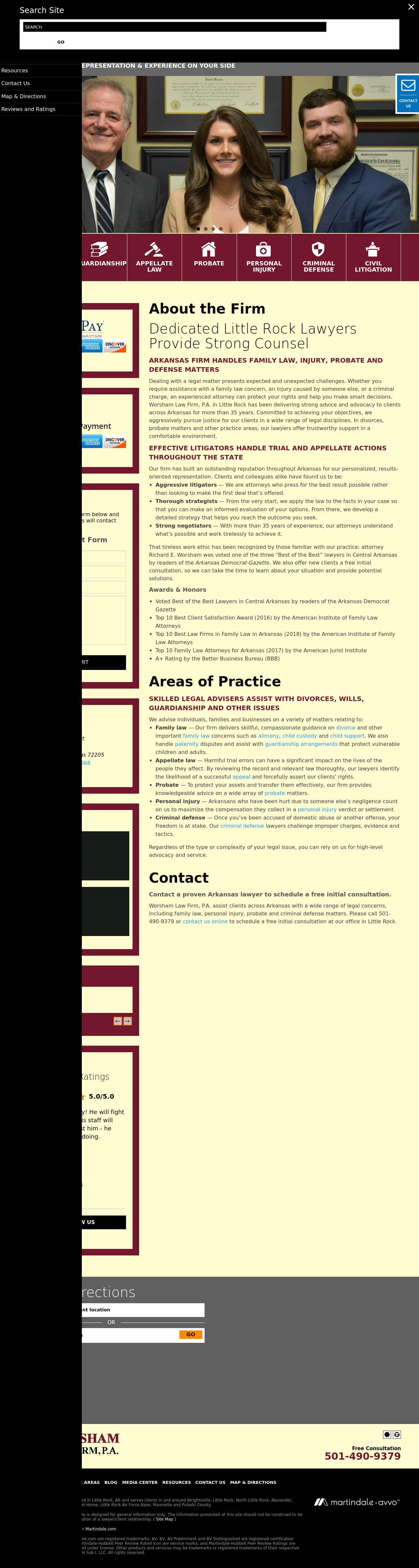 Worsham Law Firm, P.A. - Little Rock AR Lawyers
